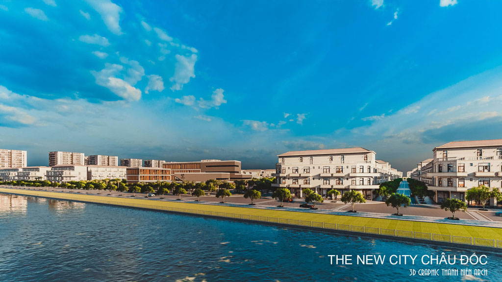 4 mẫu nhà tại The New City Châu Đốc