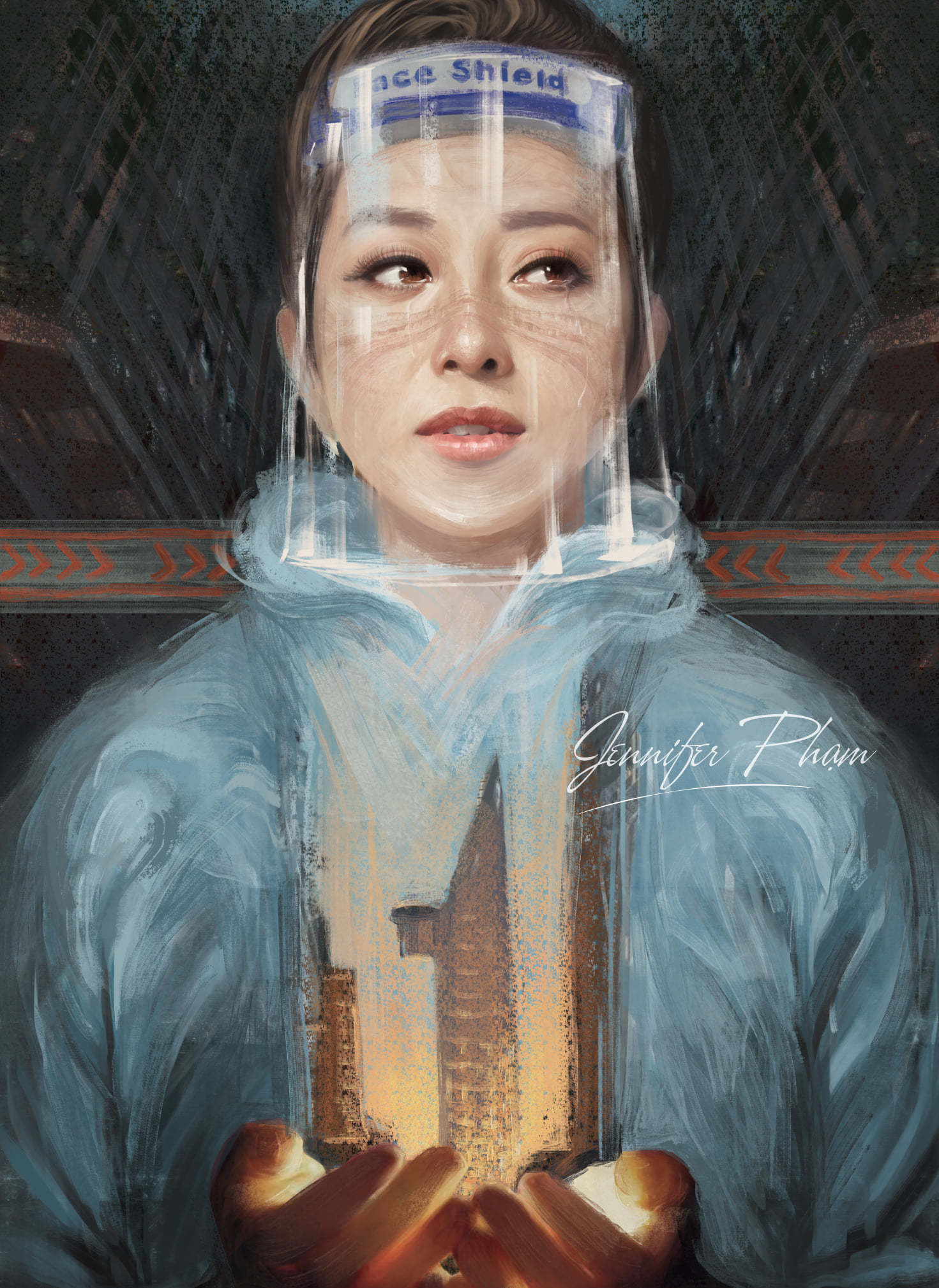 Jennifer Phạm, Huyền My đ&oacute;ng phim về cuộc chiến chống Covid-19 - Ảnh 1.