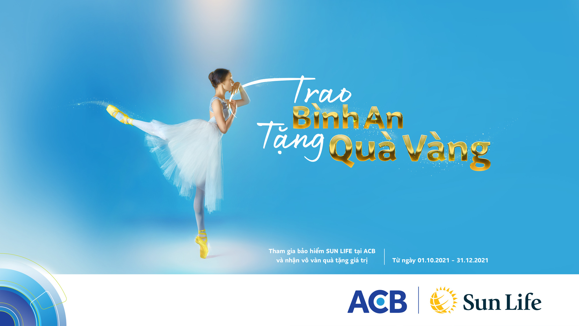 Sun Life tung khuyến mãi "Trao bình an, tặng quà vàng"