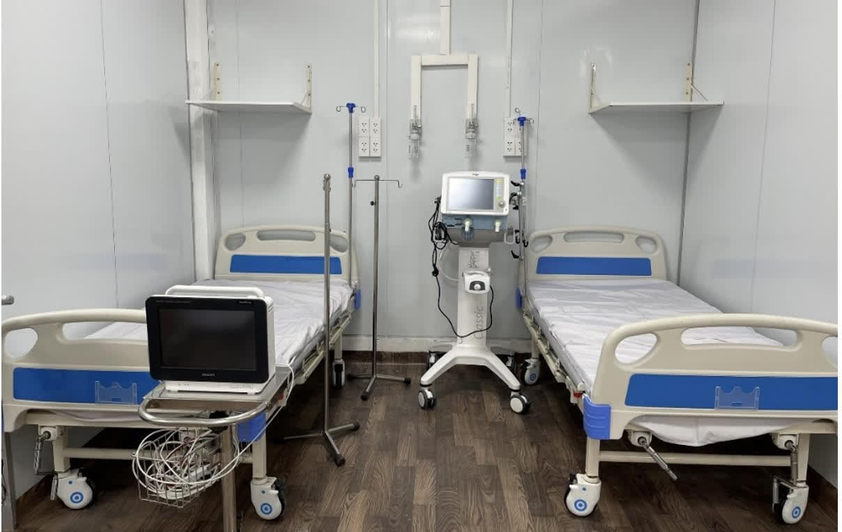 Một bệnh viện Covid-19 vừa đi v&agrave;o hoạt động ngay trung t&acirc;m TP HCM - Ảnh 1.