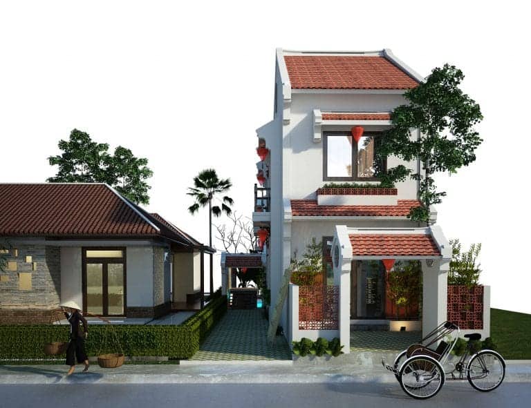 10 mẫu nh&agrave; ống 2 tầng kh&ocirc;ng ban c&ocirc;ng đẹp nhất hiện nay - Ảnh 10.