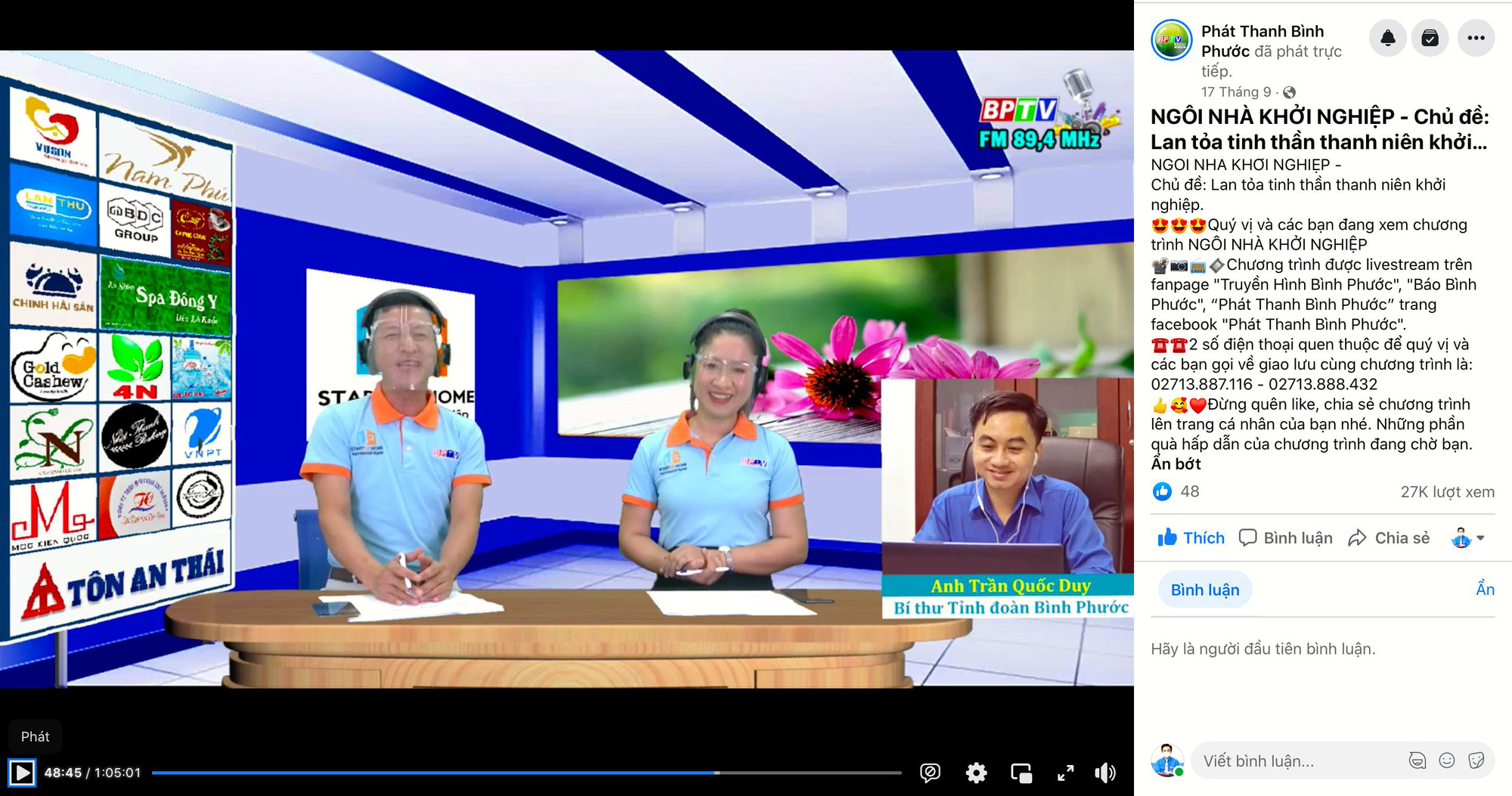 Đồng hành thanh niên khởi nghiệp qua các talkshow hấp dẫn