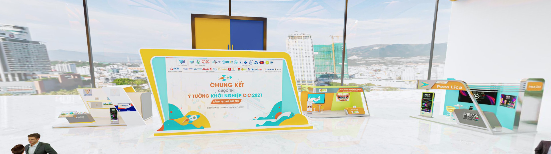 "Triển lãm khởi nghiệp và đổi mới sáng tạo 2021" bằng thực tế ảo
