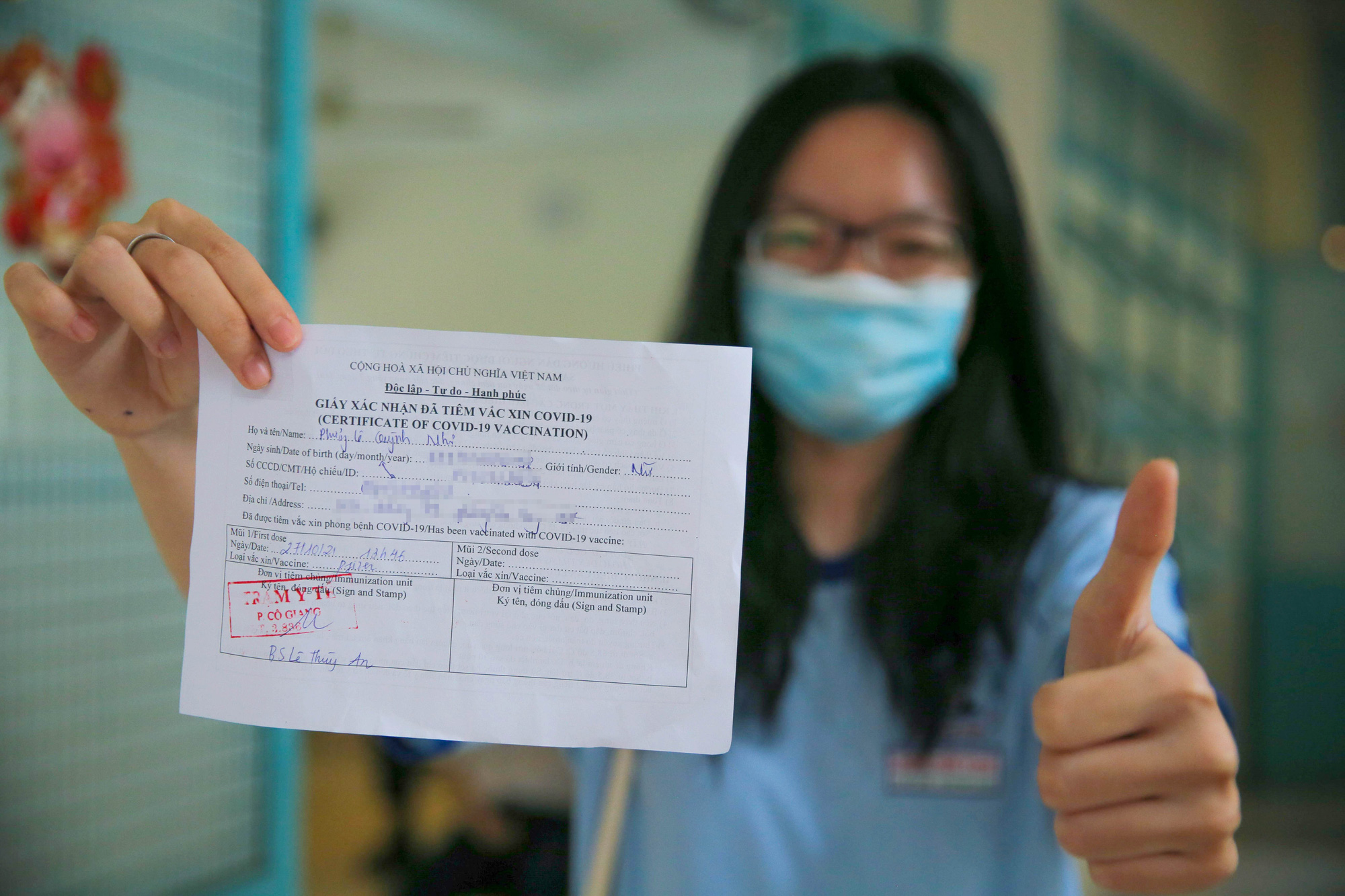 Ngày đầu tiêm vắc-xin Covid-19 cho trẻ em ở TP HCM - Ảnh 10.