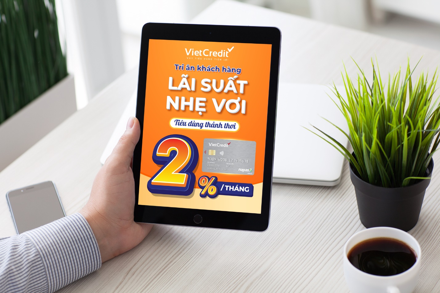 Tri ân khách hàng, VietCredit giảm lãi, tặng thưởng hấp dẫn - Ảnh 1. Tri ân khách hàng, VietCredit giảm lãi, tặng thưởng hấp dẫn - Ảnh 1.