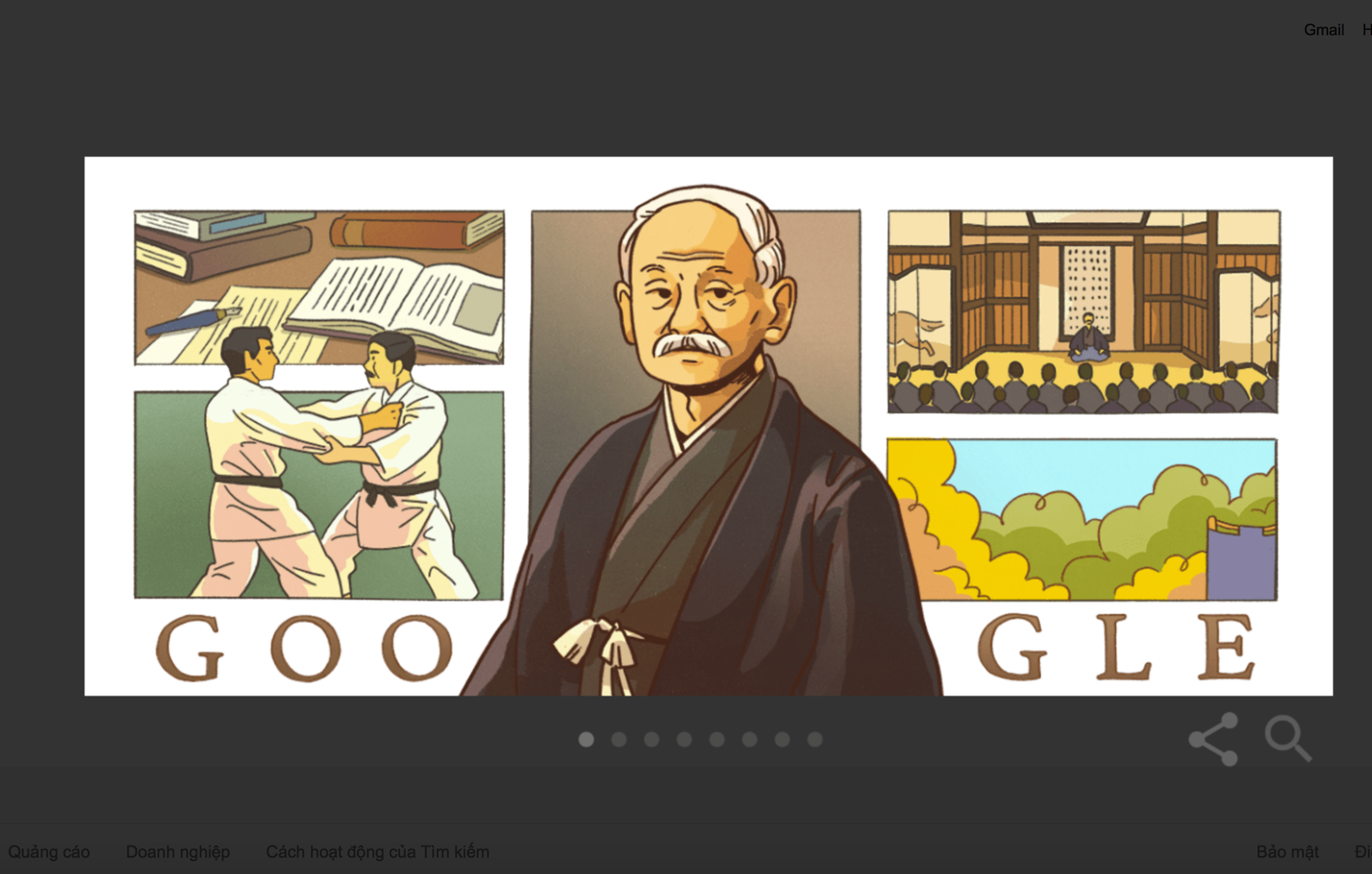 Google tôn vinh ông tổ Judo nhân 161 năm ngày sinh Jigoro Kano