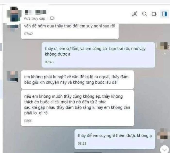 Tạm đình chỉ giảng viên bị tố nhắn tin rủ nữ sinh vào khách sạn