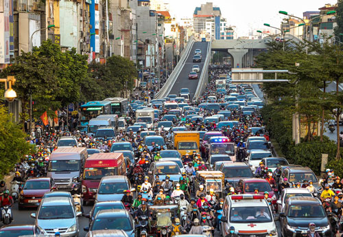 Băn khoăn thu phí ôtô vào nội đô Hà Nội