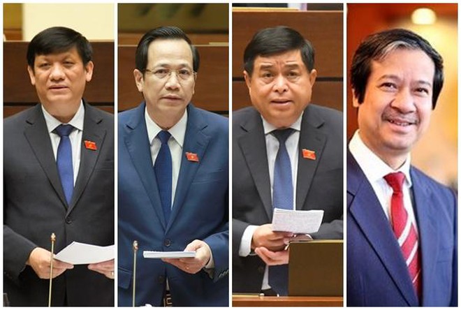 4 Bộ trưởng được chọn ngồi "ghế nóng" trả lời chất vấn tại Quốc hội