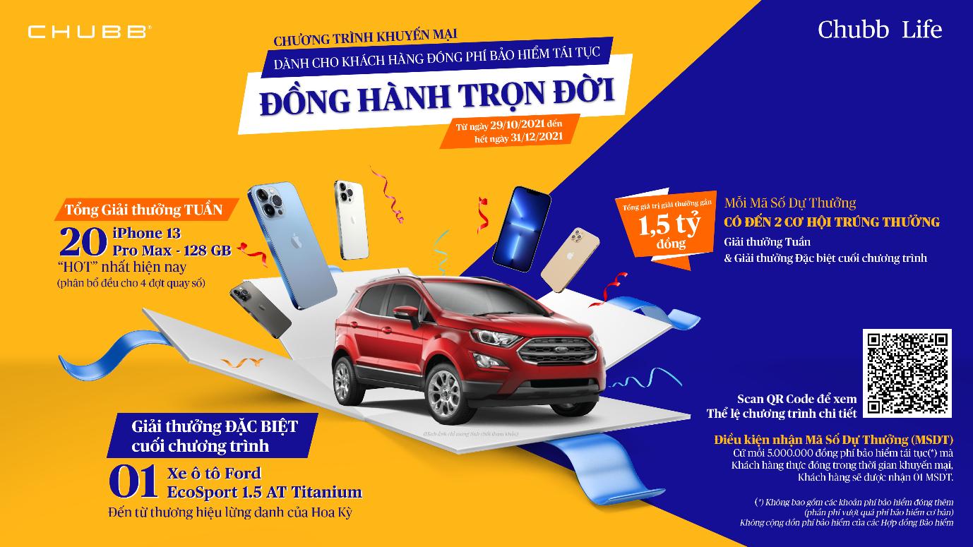 Chubb Life Việt Nam triển khai chương trình khuyến mại cuối năm
