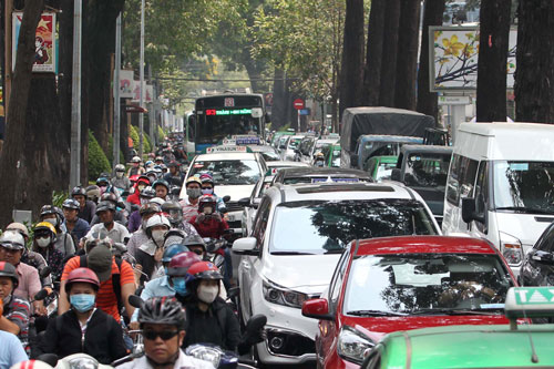 TP HCM đẩy nhanh thu phí ôtô vào trung tâm