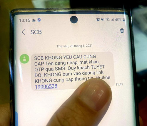 Giải pháp chống bị lừa mất tiền trong tài khoản