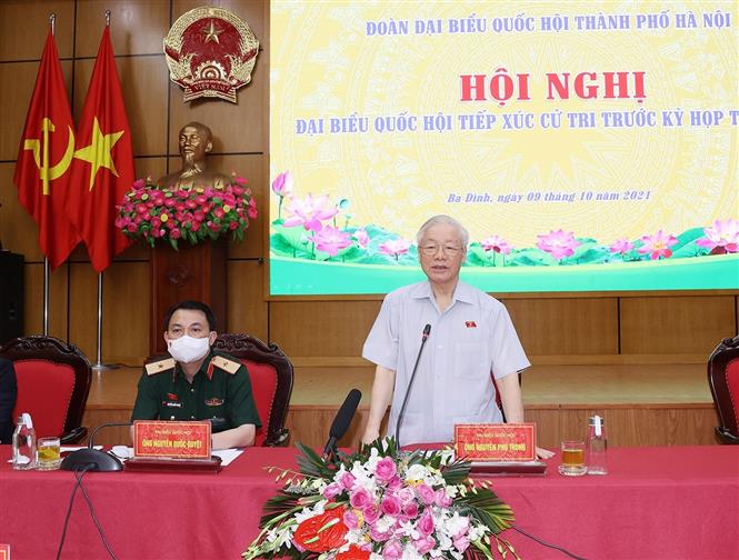 Tổng Bí thư Nguyễn Phú Trọng: Tuyệt đối không chủ quan, lơ là, tự mãn trước dịch Covid-19