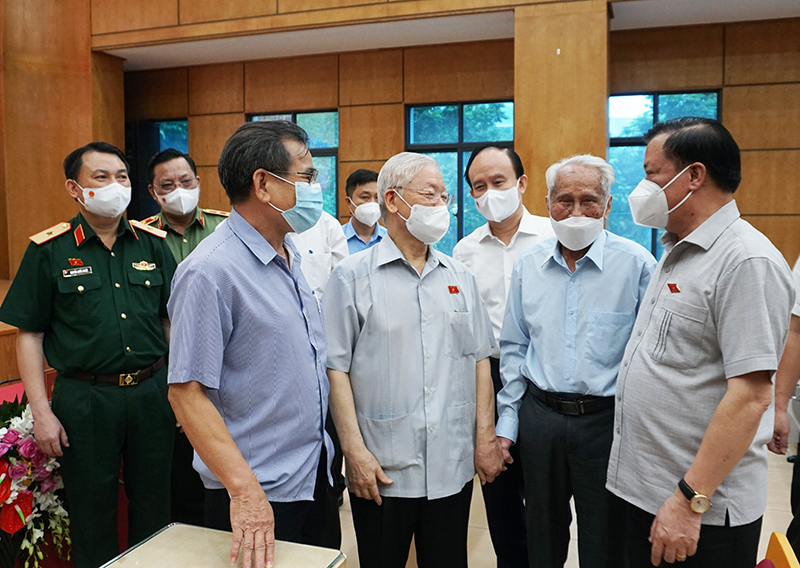 Tổng B&iacute; thư Nguyễn Ph&uacute; Trọng: Tuyệt đối kh&ocirc;ng chủ quan, lơ l&agrave;, tự m&atilde;n trước dịch Covid-19 - Ảnh 3.