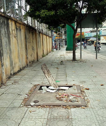 Hố ga nguy hiểm