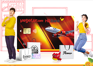 Tận hưởng ưu đãi cực chất khi sử dụng thẻ đồng thương hiệu HDBank Vietjet Classic