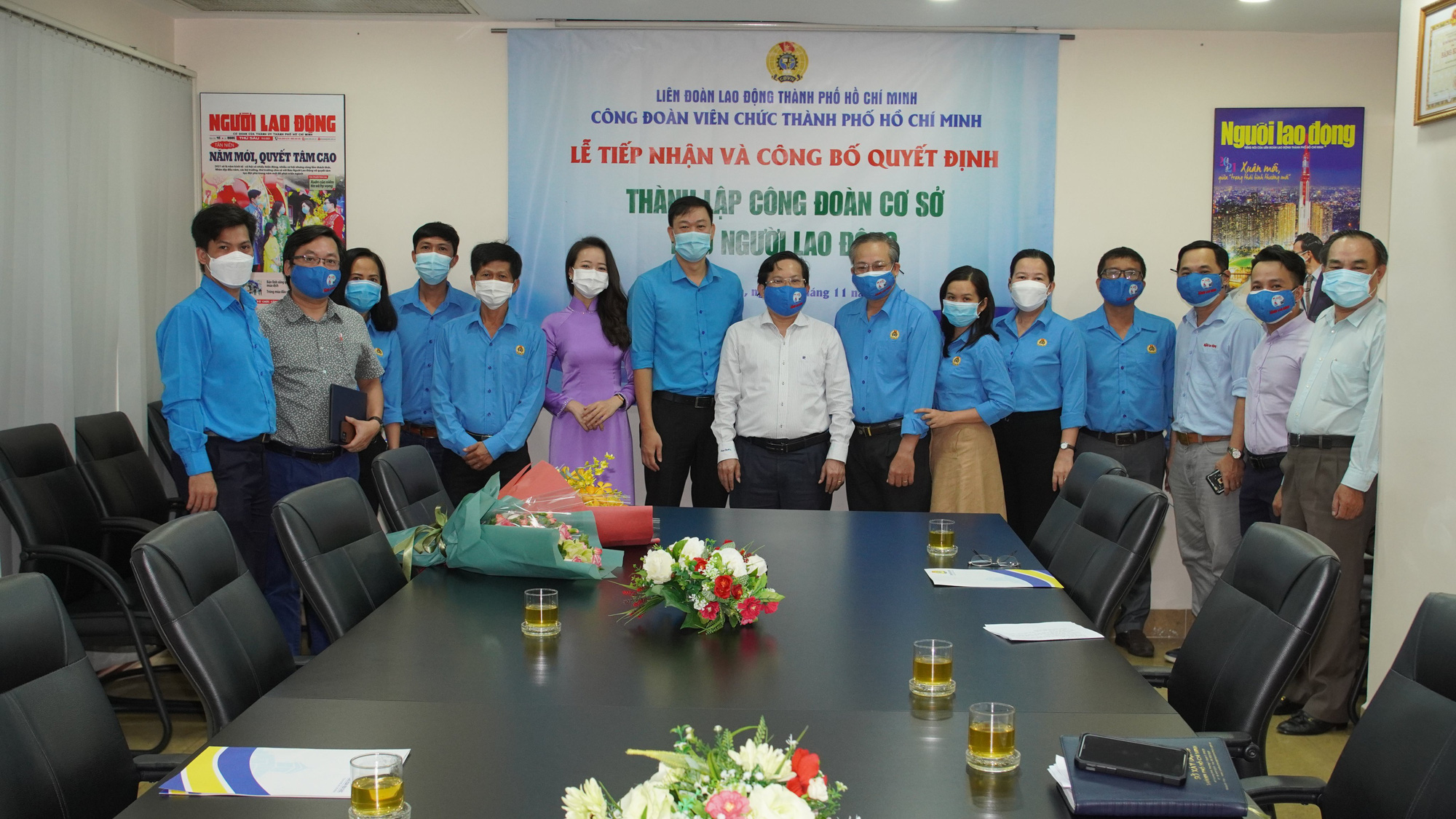 Th&agrave;nh lập C&ocirc;ng đo&agrave;n cơ sở B&aacute;o Người Lao Động - Ảnh 5.