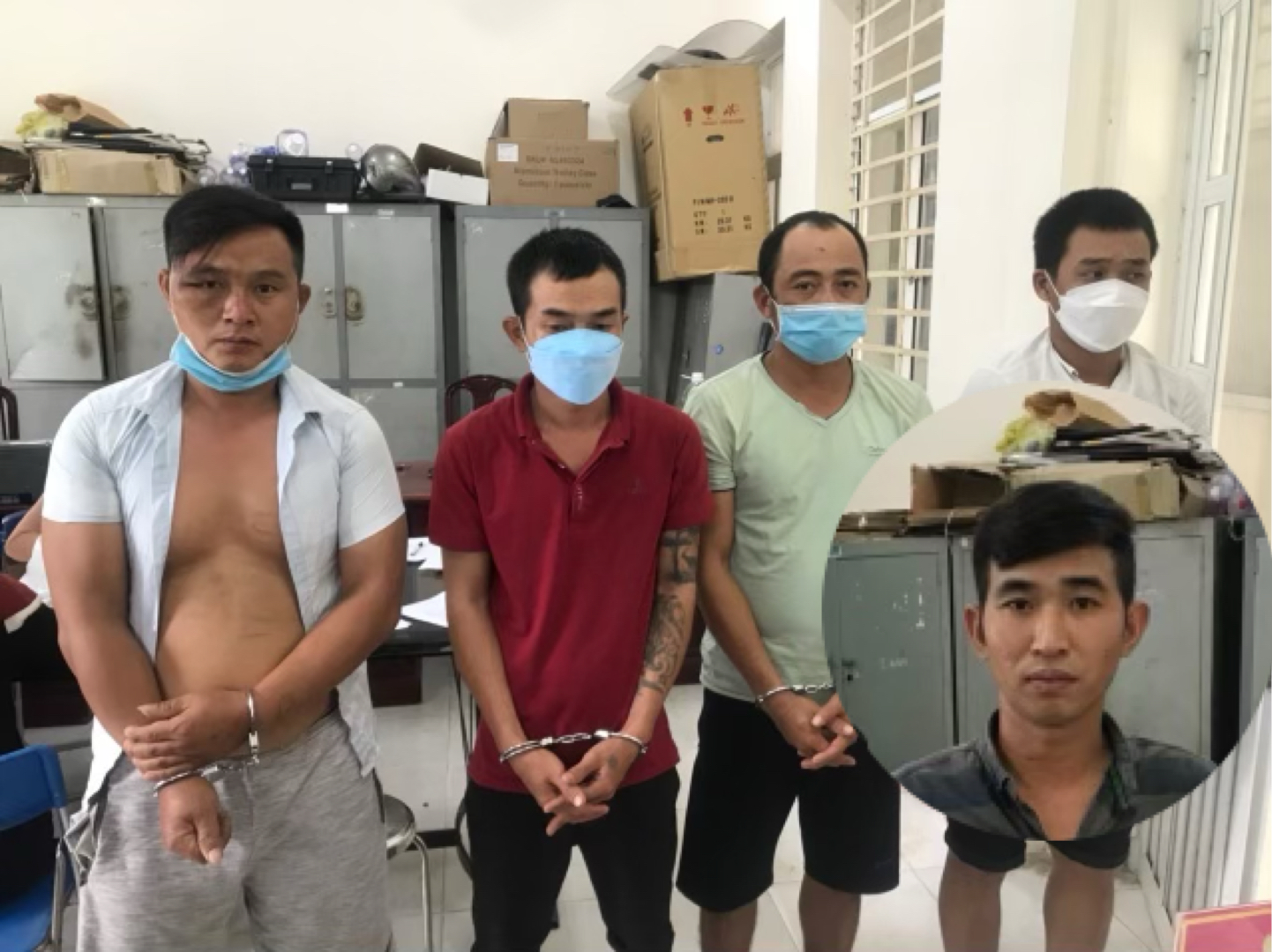 Khởi tố 5 đối tượng đập phá trụ sở công an ở Đồng Nai