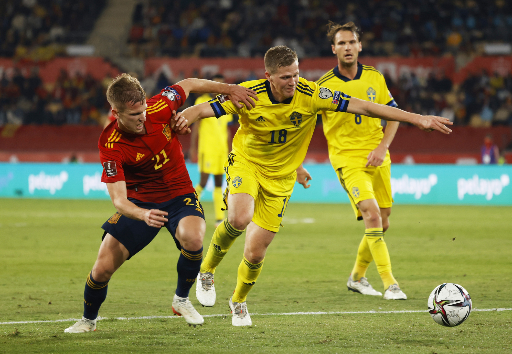 Ch&acirc;n gỗ Morata ghi b&agrave;n thắng v&agrave;ng, T&acirc;y Ban Nha thẳng tiến World Cup 2022 - Ảnh 4.
