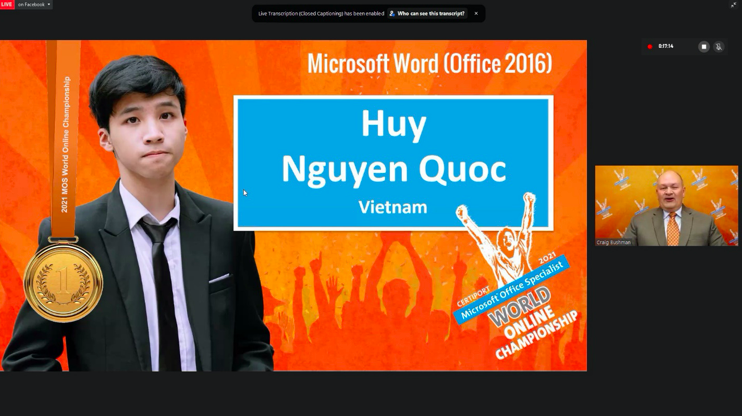 Học sinh Việt Nam vô địch cuộc thi Tin học văn phòng thế giới