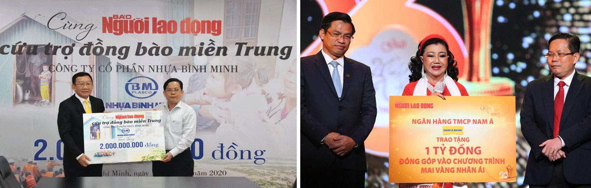 Vinh danh doanh nghiệp, doanh nhân vì cộng đồng
