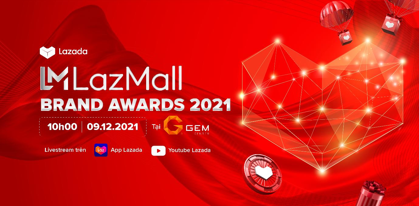 Lazada công bố giải thưởng Lazmall Brand Awards 2021