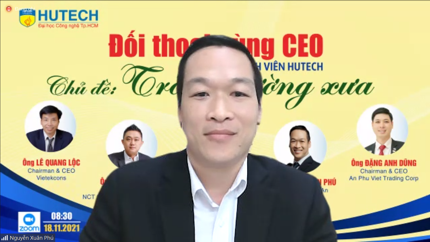 CEO chia sẻ bí quyết thành công với sinh viên