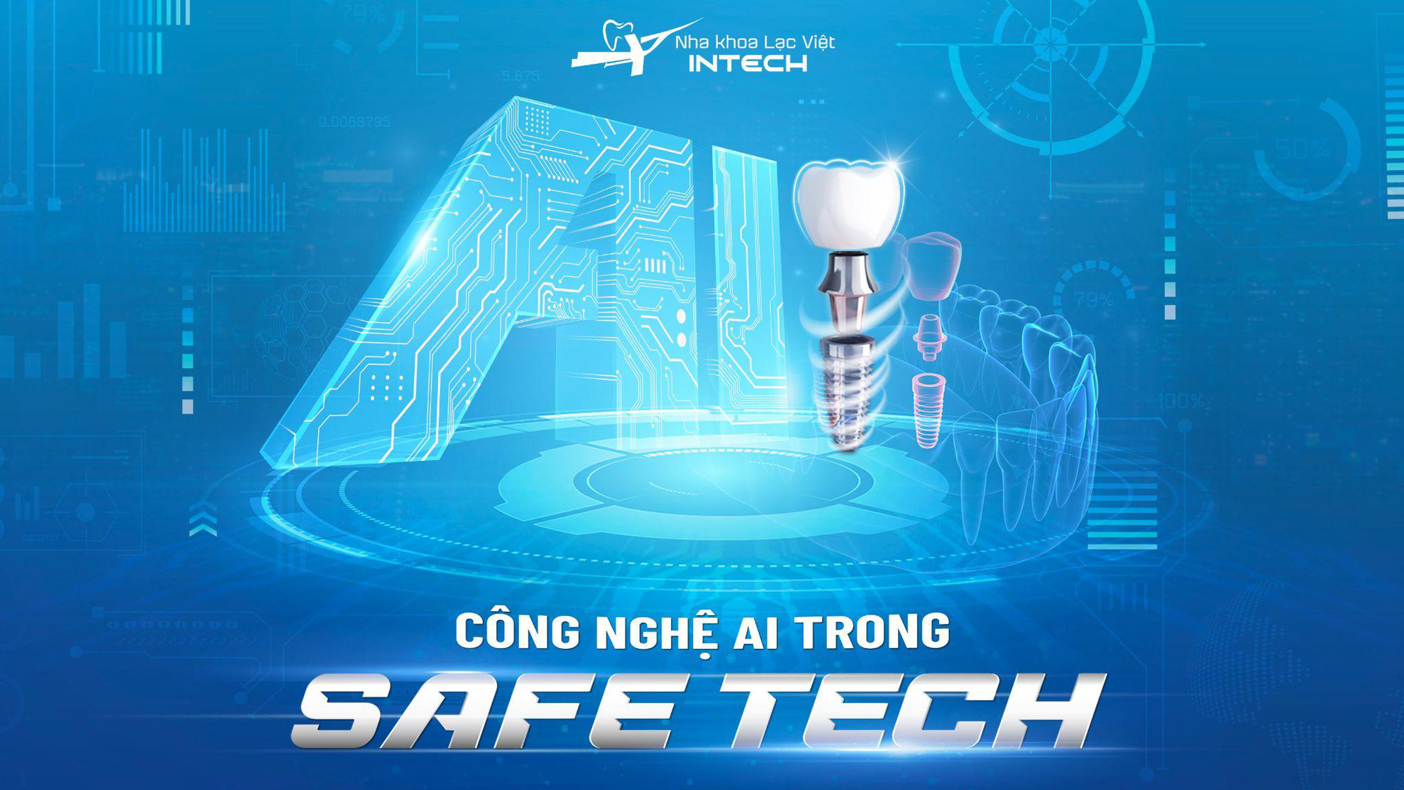 Nha khoa Lạc Việt Intech trồng răng implant bằng công nghệ Safe-Tech