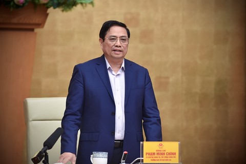 Thủ tướng Phạm Minh Ch&iacute;nh y&ecirc;u cầu đẩy nhanh tiến độ bao phủ vắc-xin - Ảnh 2.