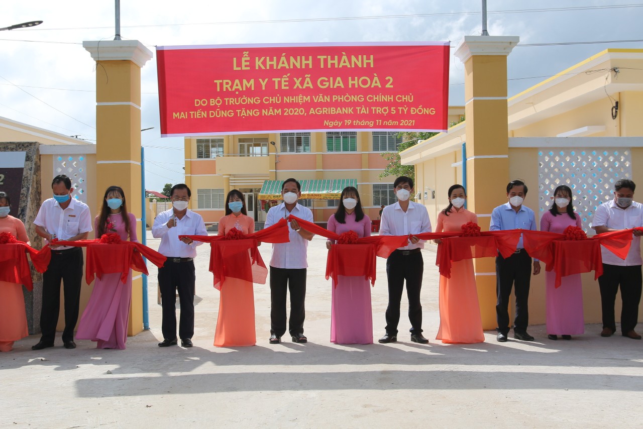 Agribank khánh thành trạm y tế ở Sóc Trăng