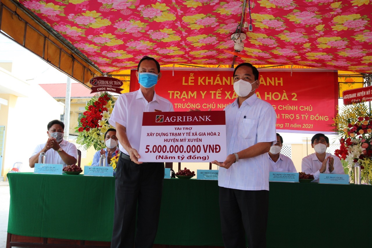 Agribank khánh thành trạm y tế ở Sóc Trăng - Ảnh 4.