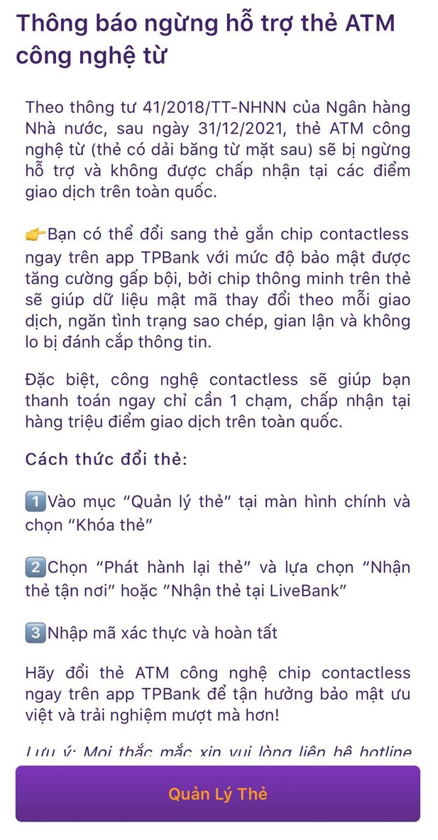 Thẻ ATM đời cũ sẽ bị vô hiệu hóa sau 31-12? - Ảnh 3.