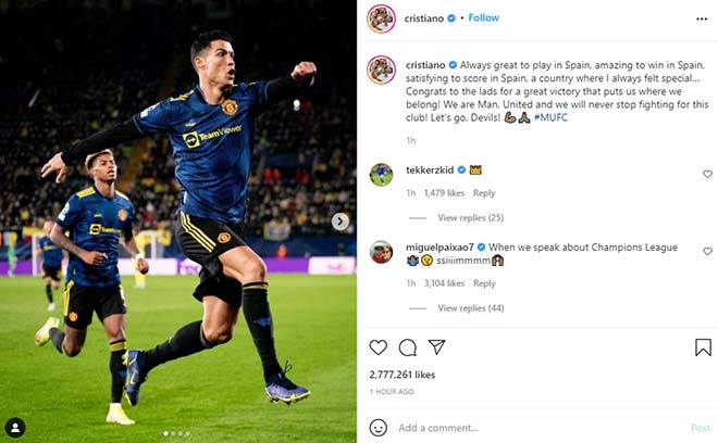 Ronaldo lập đại c&ocirc;ng ở Man United, chạm tay kỳ t&iacute;ch 800 b&agrave;n thắng - Ảnh 7.
