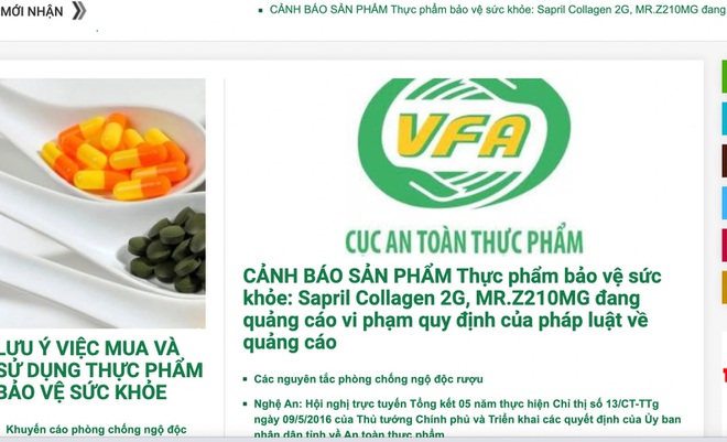 Hai loại thực phẩm chức năng quảng c&aacute;o như thuốc chữa bệnh - Ảnh 1.