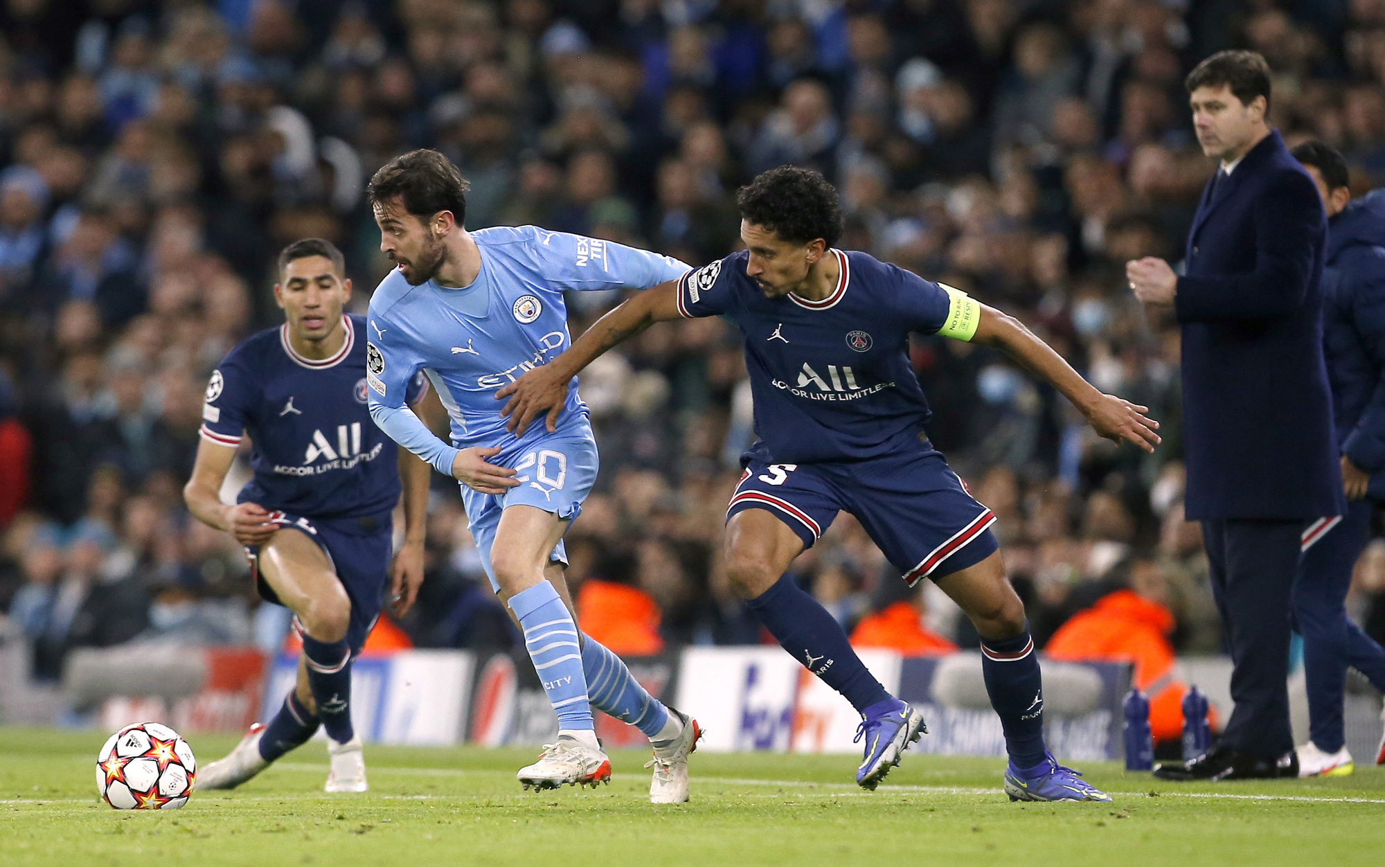 Man City ngược dòng ngoạn mục, hạ đẹp PSG tại Etihad - Ảnh 2.