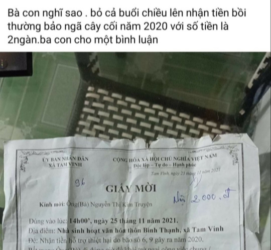 Hỗ trợ thiệt hại do b&atilde;o 2.000 đồng: 31 hộ được nhận dưới 10.000 đồng - Ảnh 1.