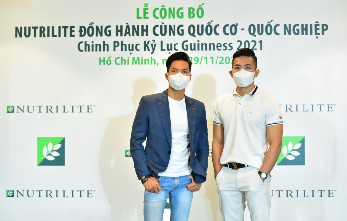 Nutrilite đồng hành cùng Quốc Cơ - Quốc Nghiệp chinh phục kỷ lục thế giới 2021