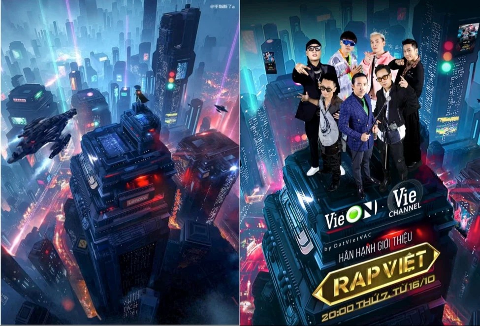 Bị tố "xài chùa" poster của Trung Quốc, nhà sản xuất Rap Việt mùa 2 lên tiếng