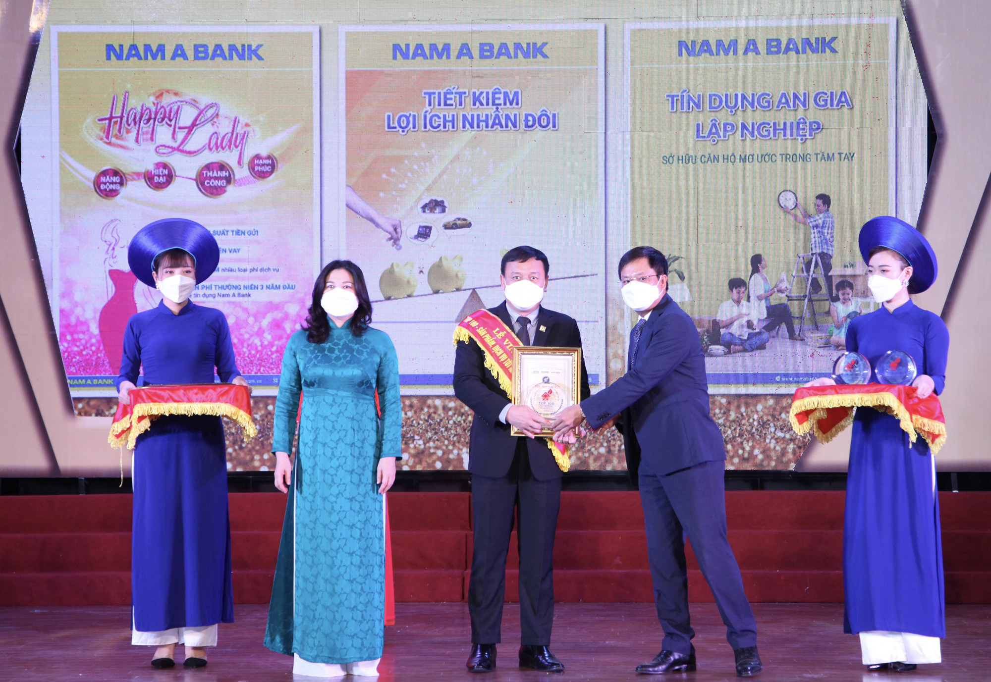 Nhiều sản phẩm Nam A Bank lọt Top 100 sản phẩm dịch vụ tốt nhất cho gia đình trẻ em