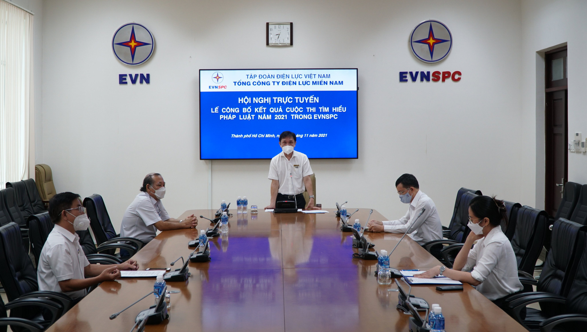 EVNSPC tổng kết trao giải thưởng cuộc thi tìm hiểu pháp luật năm 2021