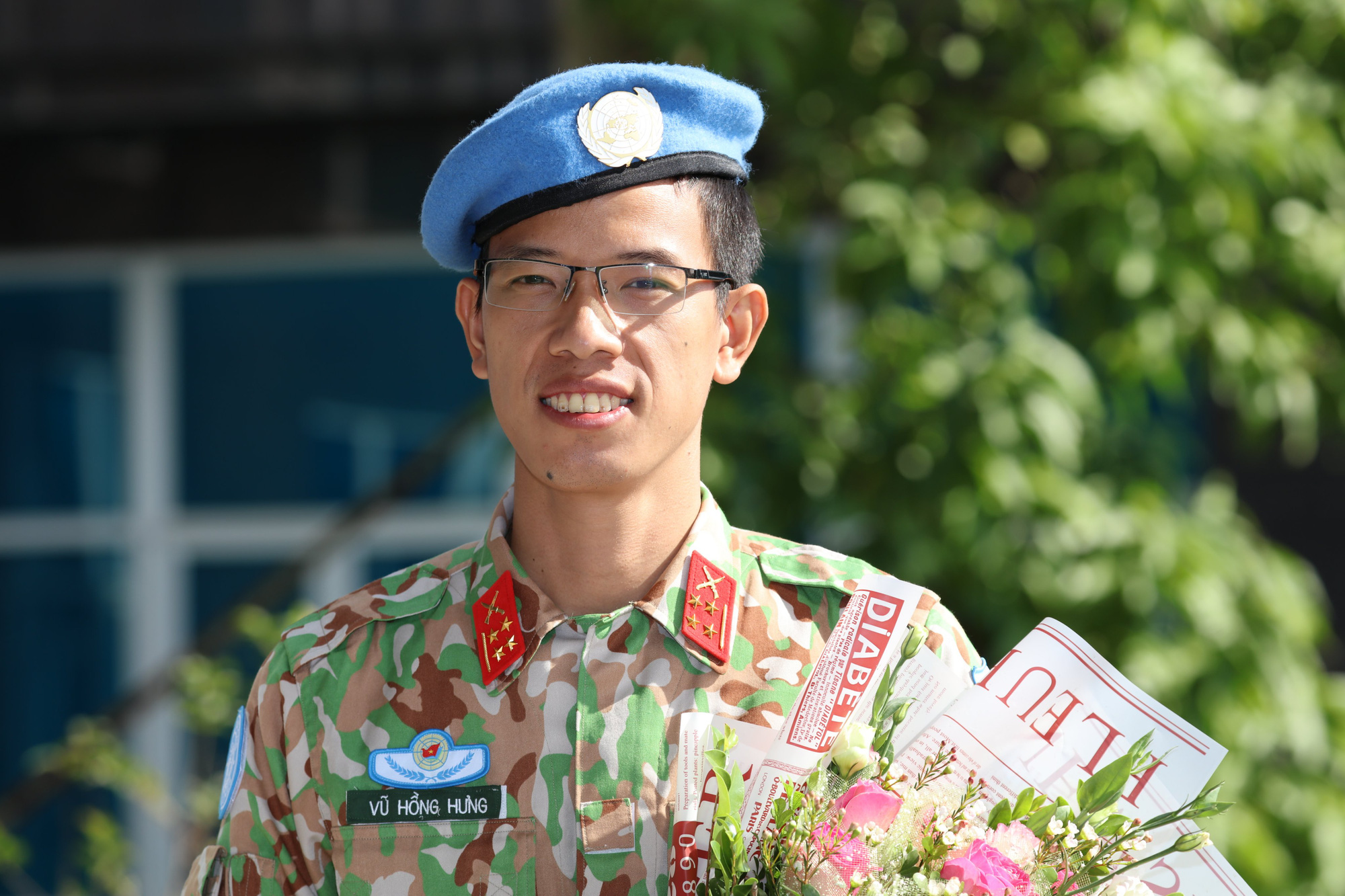 Sĩ quan trẻ Cảnh s&aacute;t biển tham gia lực lượng mũ nồi xanh tại Ph&aacute;i bộ Nam Sudan - Ảnh 3.