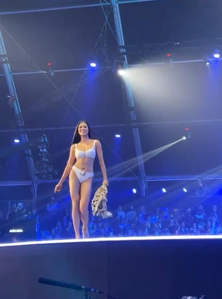 Hoa hậu Ho&agrave;n vũ 2021: Người đẹp Kim Duy&ecirc;n dừng ch&acirc;n ở top 16 - Ảnh 1.