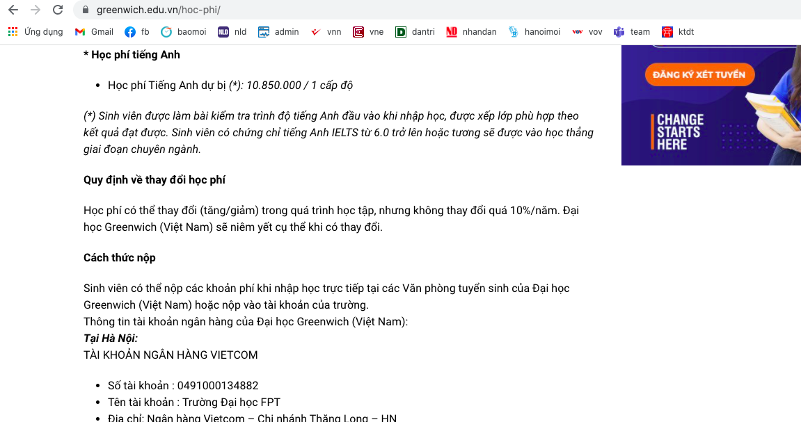 Phụ huynh ngã ngửa vì tưởng ĐH quốc tế, hóa ra chỉ là chương trình liên kết - Ảnh 2.