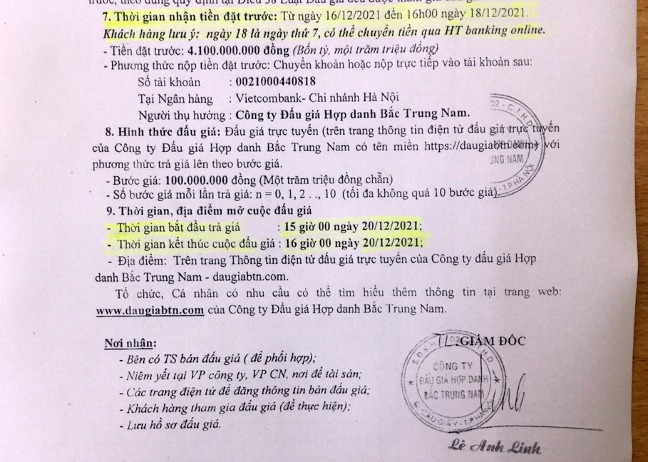Bất thường quy chế đấu giá thanh lý vườn cao su
