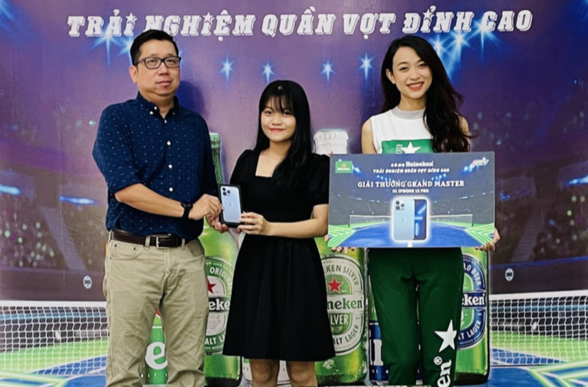 Trao giải cuộc thi "Cùng Heineken trải nghiệm quần vợt đỉnh cao" ATP Finals 2021