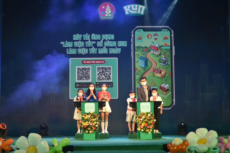 Lần đầu ra mắt App Làm việc tốt dành cho thiếu nhi - Ảnh 1.