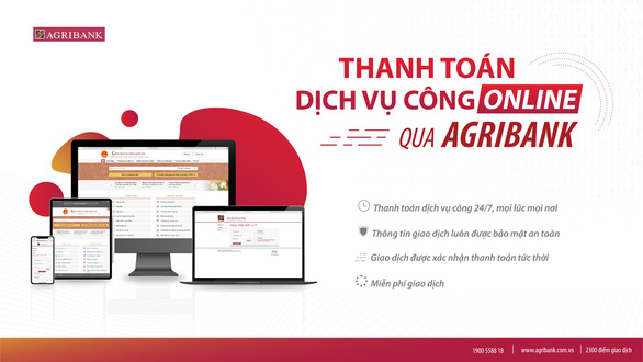 Agribank đẩy mạnh thanh toán điện tử dịch vụ công