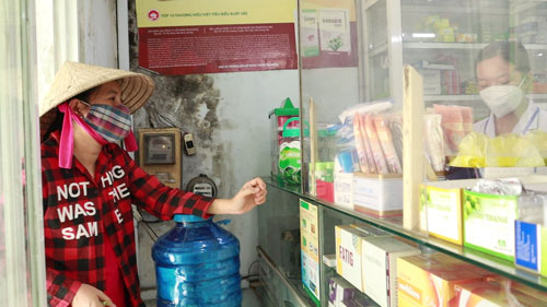 Nhà thuốc cùng trạm y tế chăm sóc F0