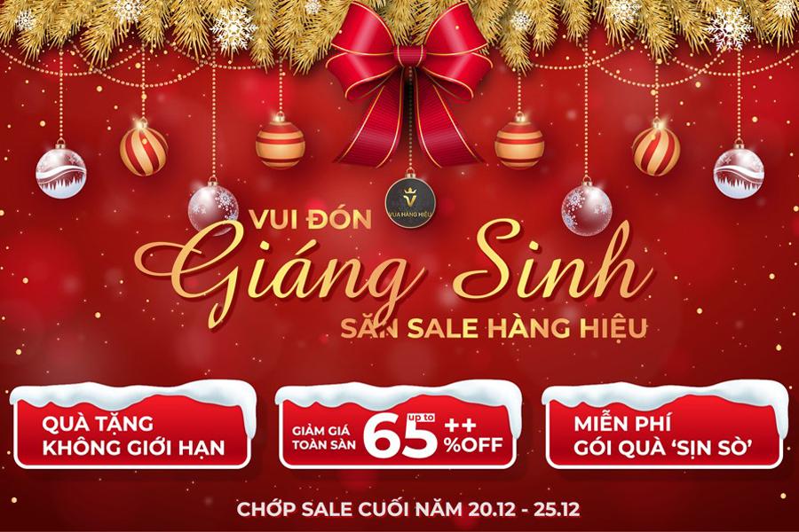 "Săn" quà Giáng Sinh trên Vua Hàng Hiệu với chương trình siêu giảm giá