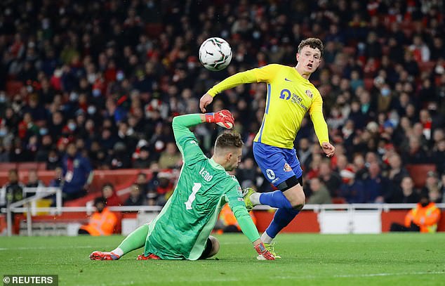 V&ugrave;i dập Sunderland, Arsenal gi&agrave;nh v&eacute; sớm b&aacute;n kết League Cup - Ảnh 4.